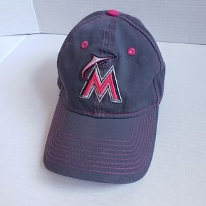 Miami Marlins New Era Women Adjustable Strapback Cap